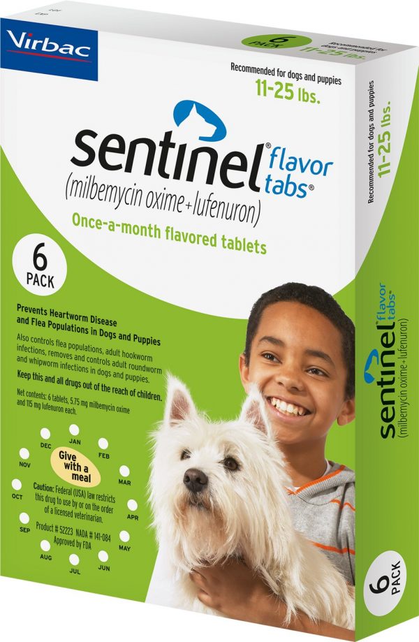 Sentinel Heartworm Prevention: 11-25lbs